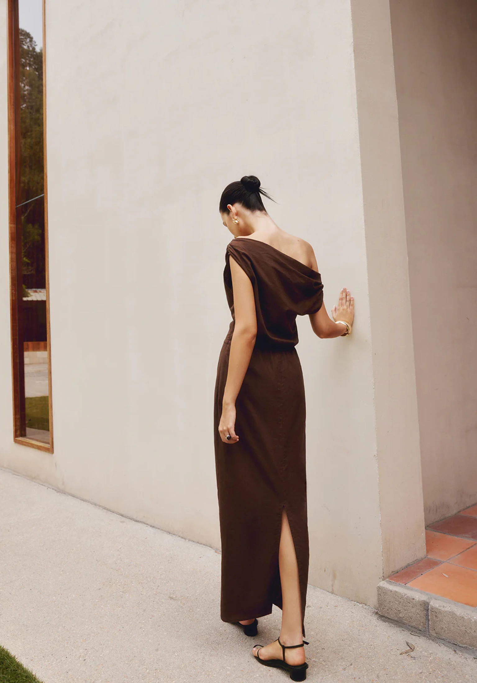 Asymmetrical Maxi Dress